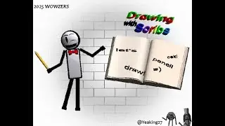 Drawing With Scribs! | Baldi's Basics Mod | Walkthrough