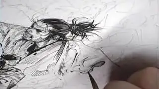 Takehiko Inoue Drawing Vagabond