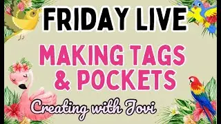 Making Tags & Pockets for Bird Journal 2 Craft Along #papercraft #junkjournal