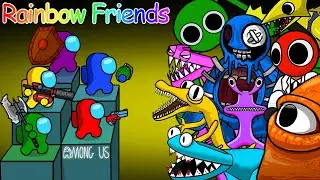 어몽어스 VS RAINBOW FRIENDS COMPILATION | Animation