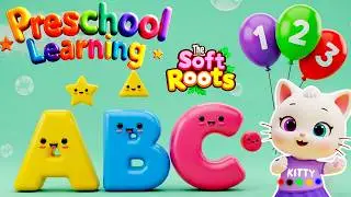 Preschool Learning activities for 3 year olds at home | Learn ABC Phonics Shapes Numbers Colors 🌈
