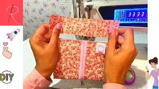 ÓTIMO MODELO FÁCIL DE BOLSINHA MULTIUSO ⭐️ COSTURA CRIATIVA PARA INICIANTE