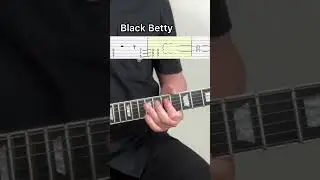 Black Betty Guitar + Tabs #guitartabs #guitartutorial #guitarmusic #guitarlesson