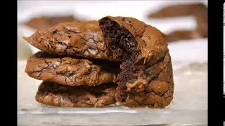 chocolate lava cookies - עוגיות לבה שוקולד
