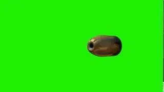 3D Bullet flyby Greenscreen Free for Use