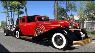 Мод Cadillac V-16 1930 в Euro Truck Simulator 2. Стрим №295.