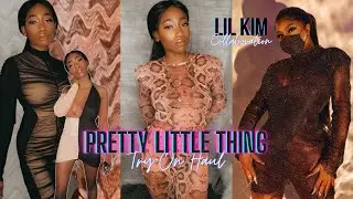 Pretty Little Thing Try On Haul | Lil Kim Collaboration | FashNforward