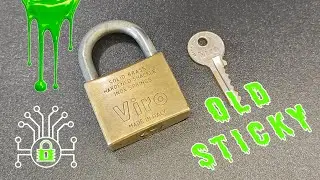 How to pick old sticky lock ?! 🤢
