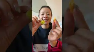 trying peeling mango gummies 🥭