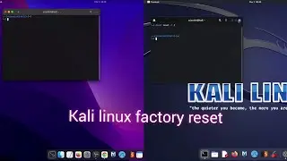Quick & Easy Kali Linux Factory Reset: Reinstall or Manual Reset