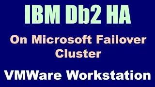 DB2 On Microsoft Cluster Service MSCS Step by Step VMWare Workstation