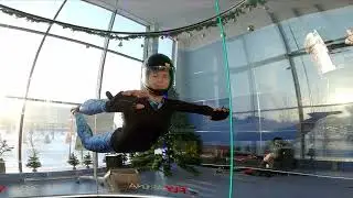 I fly Freefly. Dasha Postnikova Полет в аэротрубе