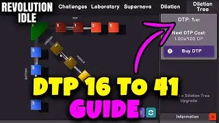 DTP 16 TO 41 Dialtion Tree Progression GUIDE // REVOLUTION IDLE