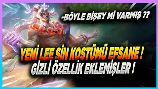 Yeni Lee Sin Kostümü EFSANE ! Gizli Özellik Eklemişler BAYILDIM ! Yüce Semavipullu Lee Sin