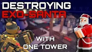 SOLO Christmas with ONE TOWER | Tower Defense X | Roblox