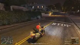 Working as a Newspaper Delivery Man in GTA 5