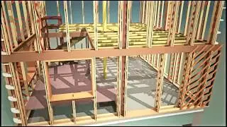 Wooden Frame for straw house