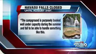 Havasupai waterfalls closed through August after flooding