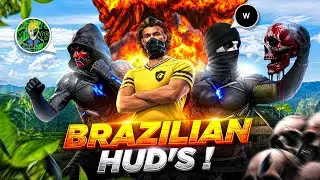 BRAZILIAN 3 FINGER HUD 🇧🇷 FASTEST MOVEMENT CUSTOM HUD | FREE FIRE