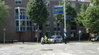 25/05/10 P1 politie en A1 Ambulancemotor in Apeldoorn