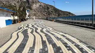New embankment in Vesyoloye/Trip to Vesyoloye/Crimea