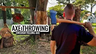 Hults Bruk Agdor Felling Axe! Good for Axe Throwing? #review #axethrowing #vikings #axe