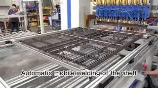automatic feeding and automatic wire mesh welding machine
