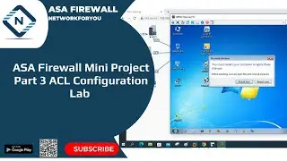 22.ASA Firewall Mini Project Part 3 ACL Configuration Lab | Configure ACL in ASA Firewall