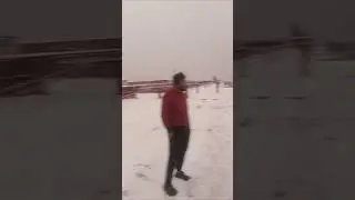 Heavy snowfall on oil tanker ship merchant navy boys video #navy #ship #snowfall