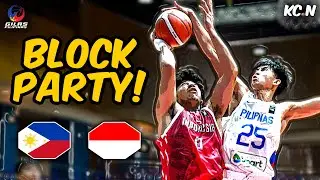 How Gilas U18 WRECKED Indonesia with BLOCK PARTY!
