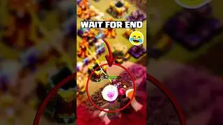 RIP Warden! 😂 Watch This Epic Fail #shorts #clashofclans #coc #attackbase