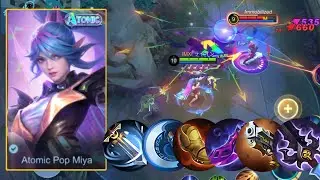 ATOMIC POP MIYA LAYS OUT THE ENEMY TEAM! | All Star | MLBB