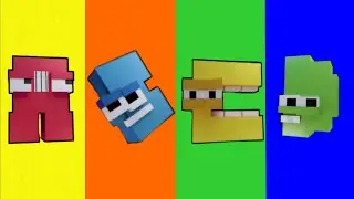 The history of the Alphabet, but now it's minecraft