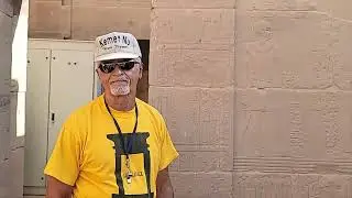 Kemetnu 2021 visit to Temple of Isis (Auset) in Aswan, Egypt (Kemet)