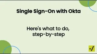 Get Started with Okta SSO
