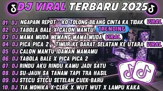 DJ TIKTOK TERBARU 2025🎵DJ NGAPAIN REPOT  KO TOLONG BILANG CINTA KATIDAK🎵DJ TABOLA BALE X CALON MANTU
