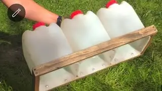 Do not throw away plastic cans.