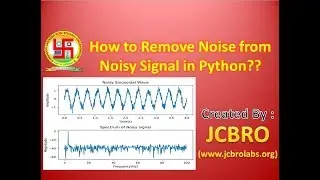 How to remove noise from noisy signal in Python??