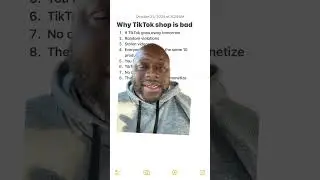 #greenscreen #greenscreenvideo TikTok shop is a terrible monetization strategy