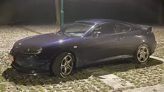 Experience the Night Drive in the Hyundai Tiburon 2.0 FX. pov night drive