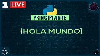 CURSO de Python + IA (desde cero) Visual Studio Code - Hola mundo #1 [Live]