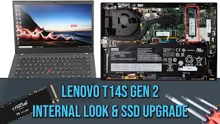 ThinkPad T14s Gen 2 Internal look & SSD Upgrade