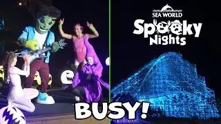 NEW! A Very BUSY Sea World Spooky Nights 2024 Vlog | Gold Coast Australia