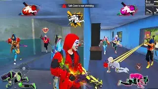 My 8 Matches 1V4 ACE Clutches With (G18 + MP5 + Groza + Bizon) Free Fire Max (4K HDR) | @RedZonei