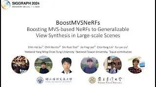 [SIGGRAPH 2024] BoostMVSNeRFs