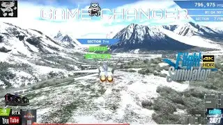MICROSOFT FLIGHT SIMULATOR 2020 Yanert Glacier Alaska Low Altitude Challenge 4K/60+HDR