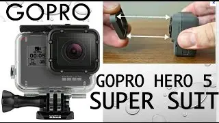 Gopro super suit / dive suit unboxing,  installation and review - Hero 5 black