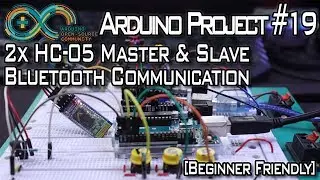 Arduino Project #19 | HC-05 Bluetooth to Bluetooth Communication [Master & Slave]