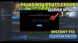 PALADINS. service update failed. FIX!