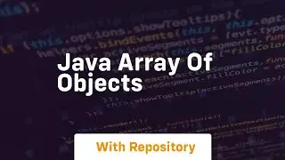 Java array of objects